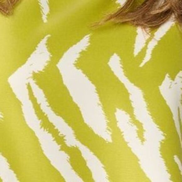 Carla Rockmore Collection Women's Top Sz L Dolman Sleeve Boatneck Yellow A693743 - Picture 2 of 4